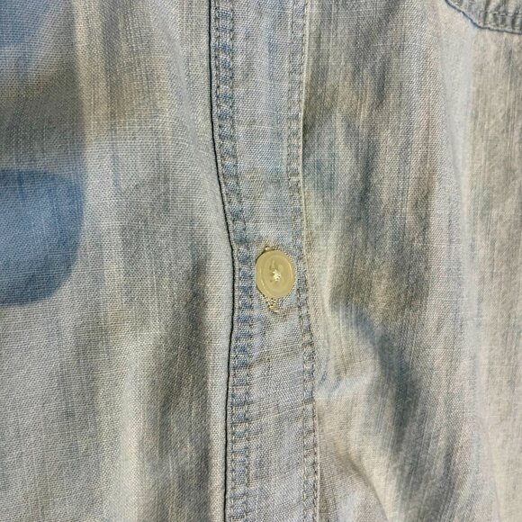 Old Navy, Denim-style Button Down, Size M - Picture 8 of 11